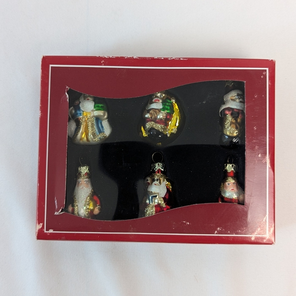 Set of 6 Mini Christmas Ornaments